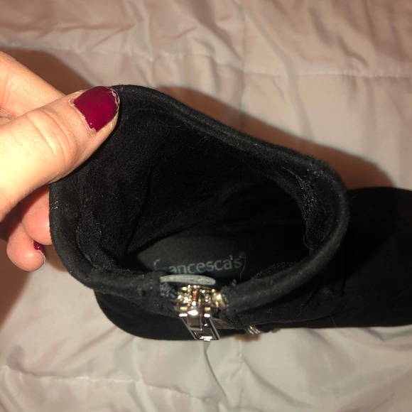 Block heel black ankle boots - Picture 4 of 4